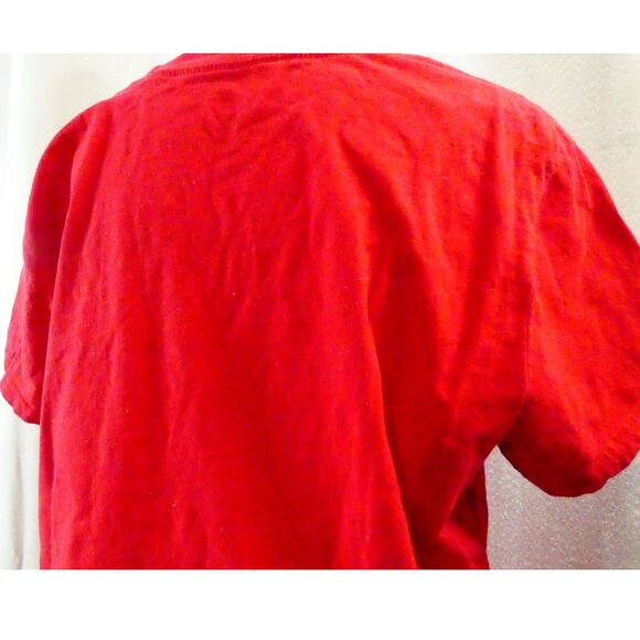 Disney Parks XL Minnie Mouse Sparkle Red T-Shirt - Picture 4 of 5